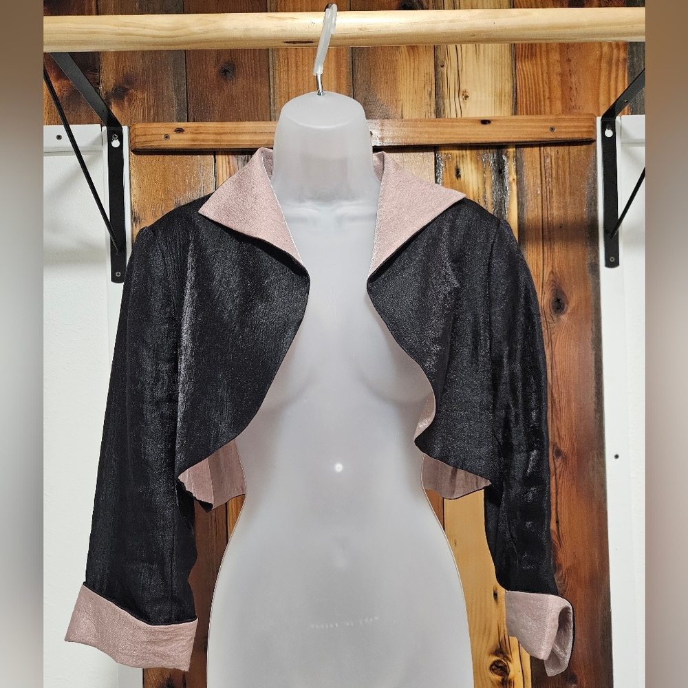 Adrianna Papell short Black/Rose Jacket